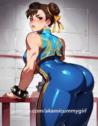 ai_assisted ai_generated ass ass_focus big_ass big_breasts big_thighs bodysuit breasts chun-li chun-li_(fortnite) chun-li_(street_fighter_6) fortnite fortnite:_battle_royale sexy.ai street_fighter street_fighter_6