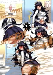 fart fart_cloud fart_fetish farting filia_(skullgirls) lazei scat shit shitting skullgirls soiling