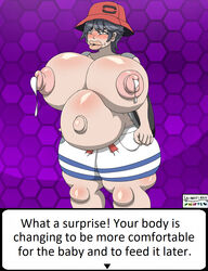 1boy belly_expansion big_lips bimbo bimbofication breast_expansion breast_milk clothing egg elio_(pokemon) elio_(pokemon_usm) female feminization hat jynx lactation lenbasisky male_pregnancy milk milking pokemon pokemon_(species) pokemon_usm pregnancy pregnant ready_to_pop rule_63 sissification smoochum text trainer transformation womb