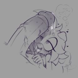 bedroom_eyes collar dog_girl drooling heart-shaped_pupils large_penis mocha_(mxntylewds) mxntylewds original_character precum sonic_(series) veiny_penis wagging_tail