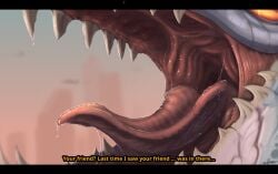 hexadec imminent_vore mawshot mouth_shot scalie vore