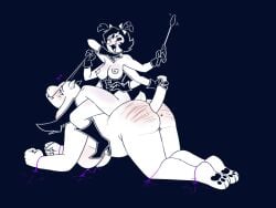 2girls 5_eyes 6_arms all_fours anal anal_sex anthro arachnid arthropod ass big_breasts big_butt blush bondage boots boss_monster_(undertale) bound breasts clothing corset crossed_legs dildo dildo_in_ass dildo_insertion dominant dominant_female dracozhilla duo enjoying female femdom footwear gloves handwear heart_symbol hi_res high_heels humanoid larger_female laugh lesbian lingerie looking_back looking_down male male/female muffet object_in_ass pawpads penetration riding_crop sex_toy sex_toy_in_ass sex_toy_insertion shoes sitting_on_another size_difference small_dom_big_sub smaller_female spider tail topwear toriel twintails undertale undertale_(series) web whip whip_mark yuri