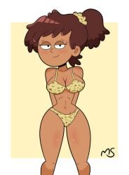 amphibia amphibia_(finale) anne_boonchuy bikini breasts female muffinzzstudio pinup solo tagme thai