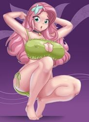 cogbrony female fluttershy_(mlp) friendship_is_magic humanized lingerie meme my_little_pony solo straight_hair