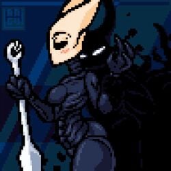 1boy 1girls 2025 anal anal_sex animated anthro ass big_ass black_body black_skin black_tentacle black_tentacles blush bug female from_behind_position gif grabbing_from_behind hollow_knight hornet_(hollow_knight) horns langui liquid male male/female needle restrained sex shade_(hollow_knight) shadow side_view spider tentacle thick_thighs thighs void_(hollow_knight) white_eyes