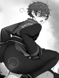 jun sazanami from ensemble stars! by sonatine (artist)