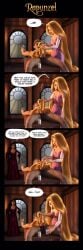disney_princess hairjob hairjob_heaven mother_gothel rapunzel rapunzel_(tangled)