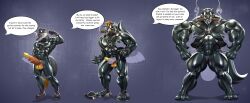 absurd_res anthro bara belt bondage cigar clothing gas genitals hi_res latex male mammal mask masturbation muscular mustelid nastya_tan otter penis sequence solo transformation yaoi