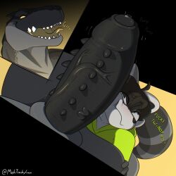 danzer (reptilligator) from mythology by mehtrashycoon