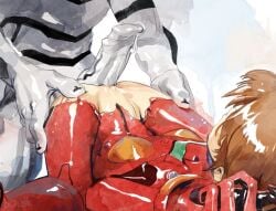 asuka langley sohryu from neon genesis evangelion by butterchalk