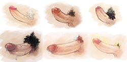 6boys aizawa_shouta balls big_penis boku_no_hero_academia denki_kaminari eijirou_kirishima foreskin gay izuku_midoriya katsuki_bakugou male medium_penis my_hero_academia partially_retracted_foreskin penis penis_focus penis_size_difference retracted_foreskin shouto_todoroki small_penis source_request syblatortue uncircumcised yaoi
