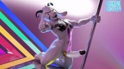 1boy abs absurd_res accessory asriel_dreemurr asriel_dreemurr_(god_form) athletic balls bedroom_eyes biceps big_penis boss_monster_(undertale) bracelet cock_ring dancing genitals gesture glistening glistening_body glowing glowing_eyes grin hand_gesture hi_res horn humanoid_genitalia jewelry kneeling looking_at_viewer male male_only muscular muscular_male narrowed_eyes navel navel_piercing nude obsceneeighteensfm pasties paws penis penis_accessory penis_jewelry piercing pointing pointing_at_viewer pole red_eyes seductive sharp_teeth smile solo spread_legs spreading stripper stripper_pole teeth undertale undertale_(series) vein veiny_penis why