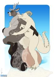 absurd_res alligator alligatorid anal anal_sex animal_genitalia animal_penis anthro anthro_on_anthro anthro_penetrated anthro_penetrating anthro_penetrating_anthro antlers balls big_balls big_penis biped countershade_torso countershading crocodilian deer equine_genitalia equine_penis fingers flared_penis genitals hi_res hooves horn huge_balls huge_cock hyper hyper_balls hyper_genitalia hyper_penis interspecies male male/male male_penetrated male_penetrating male_penetrating_male mammal owligatorstudios penetration penile penile_penetration penis penis_in_ass reptile scalie sex tail
