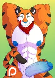 tony the tiger from frosted flakes by shadowpelt