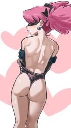big_ass big_butt boku_no_hero_academia bubble_ass bubble_butt female female_focus female_only haneyama_kazuho kazuho_haneyama large_ass large_butt my_hero_academia nico-mo pale-skinned_female pale_skin pink_hair pop_step thick_thighs vigilante:_my_hero_academia_illegals