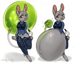 balloon big_belly dollylolly inflated_belly inflation judy_hopps zootopia