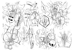 1girls ahe_gao anal_hook baton bit_gag bondage bondage breast_squish crotch_rope crying_with_eyes_open drooling electric_shock electrocution electrostimulation english_text female female genderswap_(mtf) groping_ass harness_bit_gag harness_gag heart_symbol hitting_breasts junisnowhere knees_together musical_note nipple_bulge police_uniform prisoner rule_63 sega shade_the_hedgehog shadow_the_hedgehog shock_collar sketch sonic_(series) sonic_the_hedgehog_(series) spit stained_clothes steaming_body straitjacket suspension sweat torn_clothes torture whistling