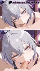1boy 1girls 2025 2girls ai_generated artist_name blowjob blowjob_face cock cunnilingus dick electroworld eyebrows_visible_through_hair fellatio female ffm_threesome french_kiss grey_eyes group_sex hi_res high_quality high_resolution highres honkai:_star_rail licking licking_nipple licking_penis looking_at_viewer mihoyo multiple_fellatio multiple_girls oral oral_sex patreon patreon_username penis saliva short_hair silver_hair silver_wolf_(honkai:_star_rail) stable_diffusion straight sucking threesome tongue tongue_out watermark