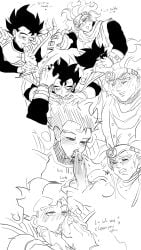 amartbee cum cum_in_mouth dragon_ball dragon_ball_super gay gay_male granolah male oral oral_sex penis tarble wiping_mouth yaoi