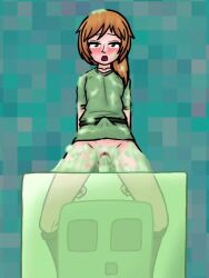 abs alex_(minecraft) animated breasts female fit fit_female kakutkmds microsoft minecraft mojang nipples pussy red_hair red_hair slime slime_(minecraft) sweat tagme vagina vaginal_penetration video video_game_character video_game_franchise video_games