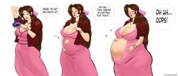 aerith gainsborough from final fantasy vii by jigglywiggly