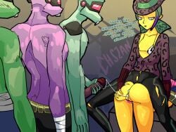 chszan_chan cum cum_in_pussy cum_inside kreel_(ninjago) lego line multiple_boys ninjago ninjago:_dragons_rising pimp prostitution queue sora_(ninjago) tagme text waiting_for_turn