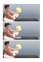 dark-skinned_male dc dc_comics female femdom jimmy_olsen kara_zor-el kegel_exercise my_adventures_with_superman pussy_grip supergirl supergirl_(my_adventures_with_superman)