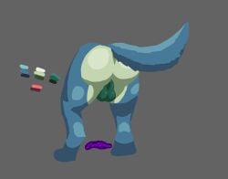 2025 animal_genitalia animal_penis animated anthro ass balls big_balls big_butt big_penis blue_body blue_fur digital_drawing_(artwork) digital_media_(artwork) expansion fur genitals green_balls green_body green_fur growth hi_res huge_balls huge_butt huge_cock hyper hyper_balls hyper_genitalia hyper_penis light lighting male mammal nude overweight overweight_anthro overweight_male paws penis pink_penis rear_view red_penis shaded short_playtime signature simple_background tail thick_thighs transformation weight_gain wide_hips zer0hyena