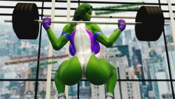 she-hulk from marvel by throwingblue