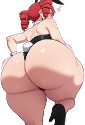 1girls 2025 ai_generated ass ass_focus big_ass bigtub7775 blush blushing bottom_heavy bunny_ears bunny_girl bunny_tail bunnysuit curvaceous curvy curvy_female curvy_figure embarrassed embarrassed_female fat_ass female female_only gigantic_ass heels high_heels huge_ass huge_thighs hyper hyper_ass kasane_teto large_ass looking_at_viewer looking_back low-angle_view massive_ass motion_lines playboy_bunny red_eyes red_hair shiny_skin solo solo_female thick_thighs thighs twin_drills utau voluptuous voluptuous_female white_background wide_hips wobbling_ass yamathegod_(style)