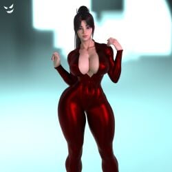 1girls 3d ass big_ass big_breasts breasts cleavage fatal_fury female female_only gm_studios huge_nipples king_of_fighters mai_shiranui mai_shiranui_(street_fighter_6) solo street_fighter street_fighter_6 thick_thighs voluptuous voluptuous_female