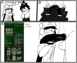 1boy 1boy1girl 1girls 2025 aiden_(kaaatie) asking_for_sex balls big_cock big_penis black_fingerless_gloves black_hair black_penis blush_lines clothed_female cock comic comic_panel dangerous_forest dialog dialogue dick emmet64 female fingerless_gloves fpe fpe_oc fundamental_paper_education fundamental_paper_education_oc hand_on_penis holding_penis ibispaintx imminent_deepthroat imminent_oral jacket long_hair looking_at_penis male male/female non_fpe oc_x_canon ocxcanon panels pants_down pants_pulled_down precum precum_string russian_girl scar scar_on_face scarf scars self_upload short_hair sketch standing straight_sex symbol testicles text tutorial ushanka veiny_penis