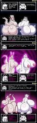 2025 absurd_res al_gx anthro ass big_breasts big_butt boss_monster_(undertale) bovid breasts butt_focus caprine comic deltarune dominant dominant_male english_text fan_character female femboy genitals glowing glowing_eyes goat group hi_res hot_dogging huge_breasts huge_butt hyper hyper_butt hypnosis lagomorph leporid magic male male/female mammal mind_control monster nipples nude penis personality_change rabbit ralsei sex submissive submissive_female text trio twerking undertale_(series)