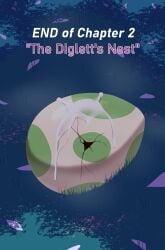 absurd_res comic cracked_egg cuchuflin cum_on_egg egg end_page english_text forest forest_background grass hi_res light nature nature_background nintendo petals plant pokemon pokemon_(species) pokemon_egg shadow sunlight text the_end tree zero_pictured