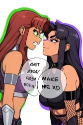 2girls alien alien_girl alien_humanoid big_ass big_breasts blackfire breasts bust busty chest curvaceous curvy curvy_figure dc dc_comics digital_media_(artwork) female hips hourglass_figure huge_ass huge_breasts humanoid komand'r koriand'r large_ass large_breasts legs mature mature_female redpostit sisters slim_waist starfire tamaranean teen_titans thick thick_hips thick_legs thick_thighs thighs voluptuous waist wide_hips