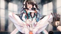cum feet foot_fetish footjob footjob_with_legwear glasses male male_rover_(wuthering_waves) penis rover_(wuthering_waves) wuthering_waves zhezhi_(wuthering_waves)
