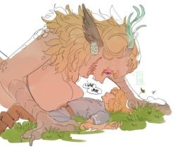 big_breasts breast_squish breasts_out clothed_male_nude_female dragon_zelda female horns lillhappycloud link link_(tears_of_the_kingdom) male monster_girl pinned_down princess_zelda size_difference talons tears_of_the_kingdom the_legend_of_zelda zelda_(tears_of_the_kingdom)