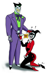 batman:_the_animated_series batman_(series) dc_comics dcau female harley_quinn harley_quinn_(classic) human male miravi straight the_joker the_new_batman_adventures what