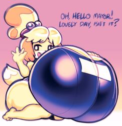 1girls angstrom animal_crossing anthro ass ass_bigger_than_head boob_window breasts breasts_bigger_than_body breasts_bigger_than_head breasts_bigger_than_torso clothed enormous_breasts female female_focus female_only giant_breasts gigantic_breasts huge_ass hyper_breasts isabelle_(animal_crossing) large_breasts massive_breasts nintendo revealing_clothes sideass tagme teasing
