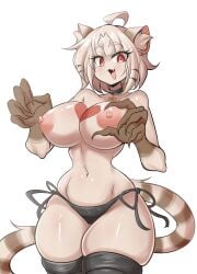 areolae big_breasts breasts feline felis_(lucyfercomic) female furry lucyfercomic nipples original tagme thick_thighs wide_hips