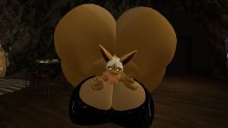 big_ass big_breasts breasts bubble_butt cleavage eevee female fernretriever furry huge_ass huge_breasts hyper_ass nintendo pokémon_(species) pokemon pokemon_(species) tagme thick_thighs wide_hips