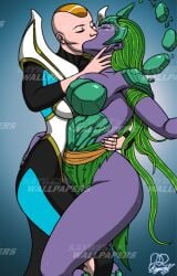 2girls bald bald_female cetrion daughter daughter_(lore) deep_kissing elemental_humanoid female female_only god goddess humanoid incest incest_(lore) kaywest kissing kronika lesbian lesbian_kiss long_hair making_out mortal_kombat mortal_kombat_11 mother mother_(lore) mother_and_daughter mother_and_daughter_(lore) netherrealm_studios thick_thighs titan watermark yuri