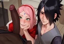 1girl2boys 1girls 2boys 2boys1girl ai_generated aroused aroused_face aroused_female aroused_smile assertive assertive_female before_sex being_watched bi_domination black_hair blush blushing boruto:_naruto_next_generations both_sexes_in_same_situation boyfriend boyfriend-girlfriend cheating cheating_female cheating_girlfriend cheating_wife clothed_female clothed_female_nude_male cock_hungry cock_shock cock_worship couple cuckold cuckolding dark-skinned_male dark_skin dominant dominant_female dominant_male embarrassed embarrassed_expression female female_human girlfriend green_eyes happy happy_female haruno_sakura height_difference horny horny_female humiliation imminent_oral imminent_sex in_front_of_cuckold indoor indoors interracial inviting inviting_to_sex kneeling kneeling_oral_position larger_male light-skinned_female light_skin looking_at_penis looking_pleasured male male/female male_human male_pov maledom malesub muscles muscular narrow_waist naruto naruto_(series) naruto_shippuden naughty naughty_face netorare ntr on_knees pale-skinned_female pale_skin penis_awe pink_hair pleasure pleasure_face pleasured pleasured_face pleasured_female posing posing_for_the_viewer pov pov_male presenting provocative sakura_haruno sasuke_uchiha seductive seductive_look short_hair shorter_female shorter_male sissy size_difference smaller_female smaller_male smile smiling smiling_at_partner snowbunny submissive submissive_male surprised surprised_expression swingers taller_male toned toned_body tyrone666 uchiha_sasuke uncensored watching worship