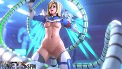 1girls 3d alternate_costume anal anal_insertion animated areolae beret blizzard_entertainment bouncing_breasts breasts combat_medic_ziegler female female_only mercy metssfm nipples no_sound overwatch solo stomach_bulge tentacle tentacle_sex vaginal_penetration video