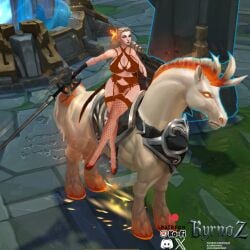 1girls 3d areolae aspect_host ass big_ass big_breasts big_butt breasts byrnoz casual female female_focus female_only functionally_nude functionally_nude_female high_noon_leona high_noon_series large_breasts league_of_legends leona_(league_of_legends) lingerie long_hair mod nipples pale_skin pussy shaved_pussy solo solo_female thick_ass thick_legs thick_thighs weapon white_hair wide_hips