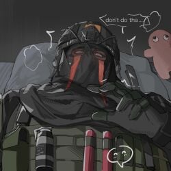 1ambiguous 1anon 1boy 1boy1ambiguous activision ambiguous_gender ambiguous_penetration ambiguous_sex ambiguous_sexuality anon bara blush blushing blushing_male blushing_profusely call_of_duty cod gay german german_language german_text imminent_orgasm infinity_ward konig male/ambiguous male_blushing maybe_gay shikiko_show sniper_veil speaking_german unknown_gender unknown_penetration