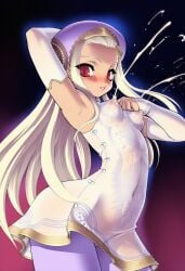 1girls ai_generated breasts capcom capcom_fighting_evolution capcom_fighting_jam female female_only ingrid_(capcom) light-skinned_female light_skin nipples red_eyes small_breasts solo street_fighter street_fighter_6