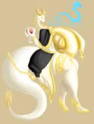 absurd_res big_breasts big_butt breasts butt dragon female hi_res huge_breasts huge_butt hyper hyper_breasts hyper_butt mega_slime mythological_creature mythological_scalie mythology scalie solo