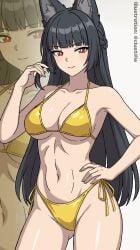 hoshimi miyabi from zenless zone zero by clustifle