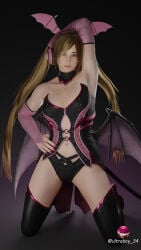 tekken tekken_7 blonde_hair 3d tagme ultraboy34 lucky_chloe